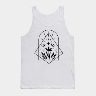 Boho Floral Design Tank Top